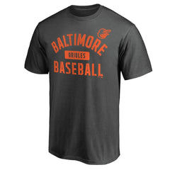 Baltimore Orioles Iconic Primary Pill T-Shirt - Charcoal - MLB Discount