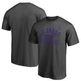 Colorado Rockies Iconic Primary Pill T-Shirt - Charcoal - MLB Lifestyle
