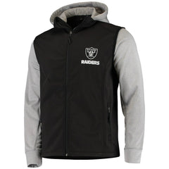 Las Vegas Raiders Dunbrooke Alpha Full-Zip Jacket Black/Gray