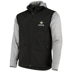 New Orleans Saints Dunbrooke Alpha Full-Zip Jacket Black/Gray
