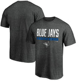 Toronto Blue Jays Win Stripe Logo T-Shirt - Charcoal - MLB Discount
