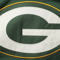 47 brand Green Bay Packers '47 Lacer V-Neck Pullover Hoodie Green/Gold
