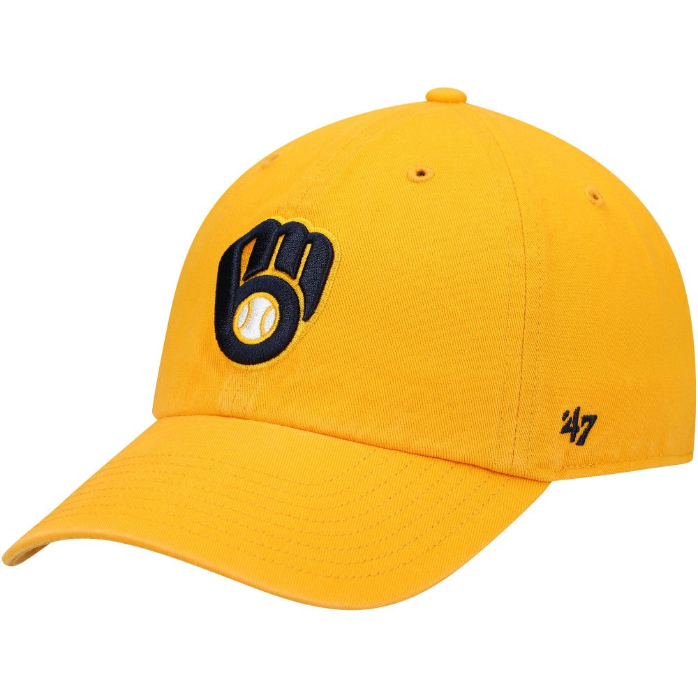 Milwaukee Brewers '47 Clean Up Adjustable Hat - Gold - 47 brand Sale