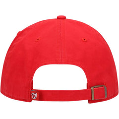 Washington Nationals '47 Clean Up Adjustable Hat - Red - 47 brand Discount
