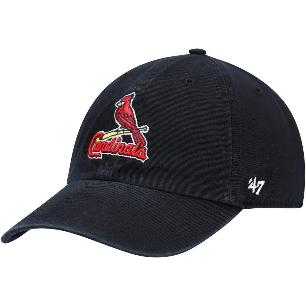 St. Louis Cardinals '47 Clean Up Adjustable Hat - Black - 47 brand Discount