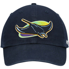 Tampa Bay Rays '47 Clean Up Adjustable Hat - Navy - 47 brand Lifestyle