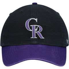 Colorado Rockies '47 Clean Up Adjustable Hat - Black - 47 brand Online