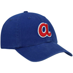 Atlanta Braves '47 1972 Logo Cooperstown Collection Clean Up Adjustable Hat - Royal - 47 brand Discount