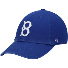 Brooklyn Dodgers '47 1949 Logo Cooperstown Collection Clean Up Adjustable Hat - Royal - 47 brand Sale