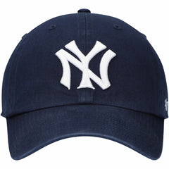 New York Yankees '47 Logo Cooperstown Collection Clean Up Adjustable Hat - Navy - 47 brand Sale