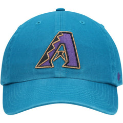 Arizona Diamondbacks '47 Logo Cooperstown Collection Clean Up Adjustable Hat - Teal - 47 brand Sale