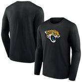 Jacksonville Jaguars Primary Team Logo Long Sleeve T-Shirt Black