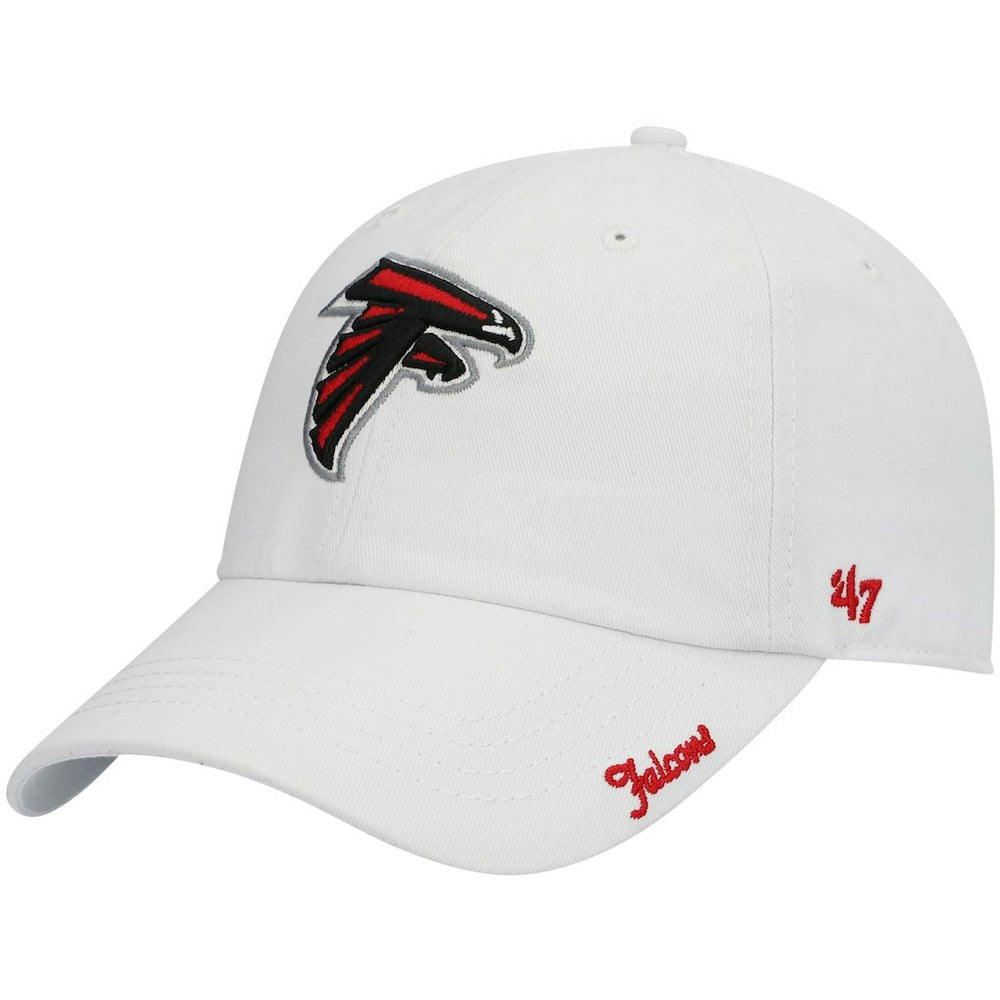 47 brand Atlanta Falcons '47 Women's Miata Clean Up Logo Adjustable Hat White