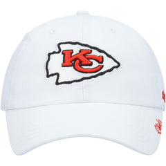 47 brand Kansas City Chiefs '47 Women's Miata Clean Up Logo Adjustable Hat White