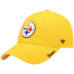 47 brand Pittsburgh Steelers '47 Women's Miata Clean Up Secondary Adjustable Hat Gold