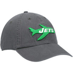 47 brand New York Jets '47 Clean Up Adjustable Hat Charcoal