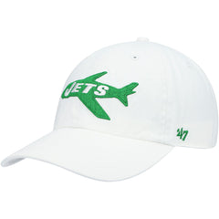 47 brand New York Jets '47 Clean Up Adjustable Hat White