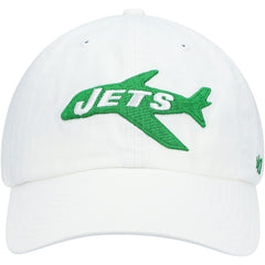 47 brand New York Jets '47 Clean Up Adjustable Hat White