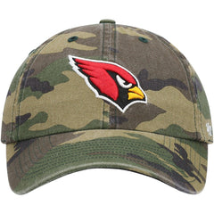 47 brand Arizona Cardinals '47 Woodland Clean Up Adjustable Hat Camo