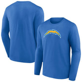 Los Angeles Chargers Primary Team Logo Long Sleeve T-Shirt Powder Blue