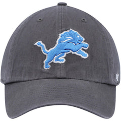 47 brand Detroit Lions '47 Secondary Clean Up Adjustable Hat Charcoal