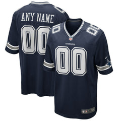 Nike Dallas Cowboys Custom Game Jersey Navy