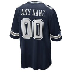 Nike Dallas Cowboys Custom Game Jersey Navy