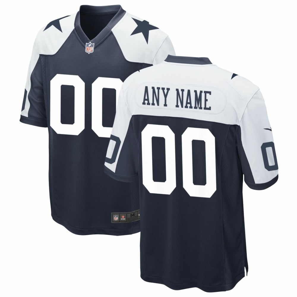 Nike Dallas Cowboys Alternate Custom Game Jersey Navy