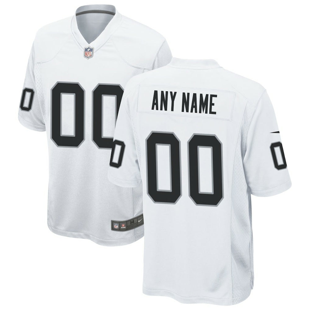 Nike Las Vegas Raiders Custom Game Jersey White