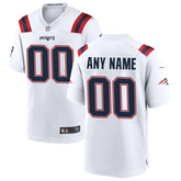 Nike New England Patriots Custom Game Jersey White