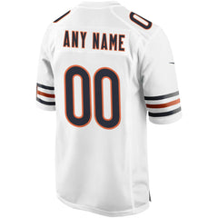 Nike Chicago Bears Custom Game Jersey White