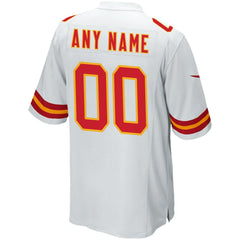 Nike Kansas City Chiefs Custom Game Jersey White