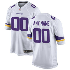 Nike Minnesota Vikings Custom Game Jersey White