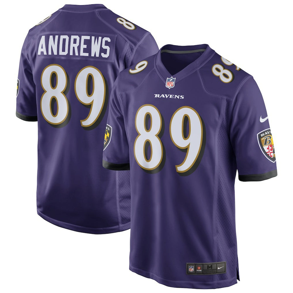 Nike Mark Andrews Baltimore Ravens Game Jersey Purple