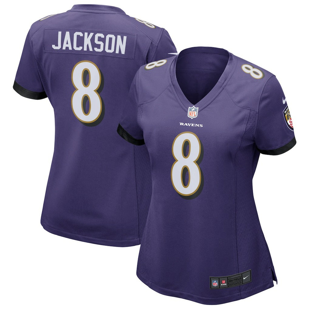 Nike Lamar Jackson Baltimore Ravens Women's Game Jersey Purple