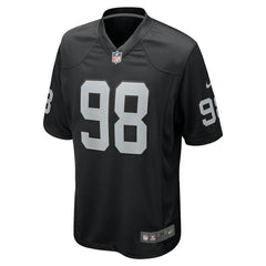 Nike Maxx Crosby Las Vegas Raiders Game Jersey Black