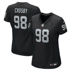 Nike Maxx Crosby Las Vegas Raiders Women's Jersey Black