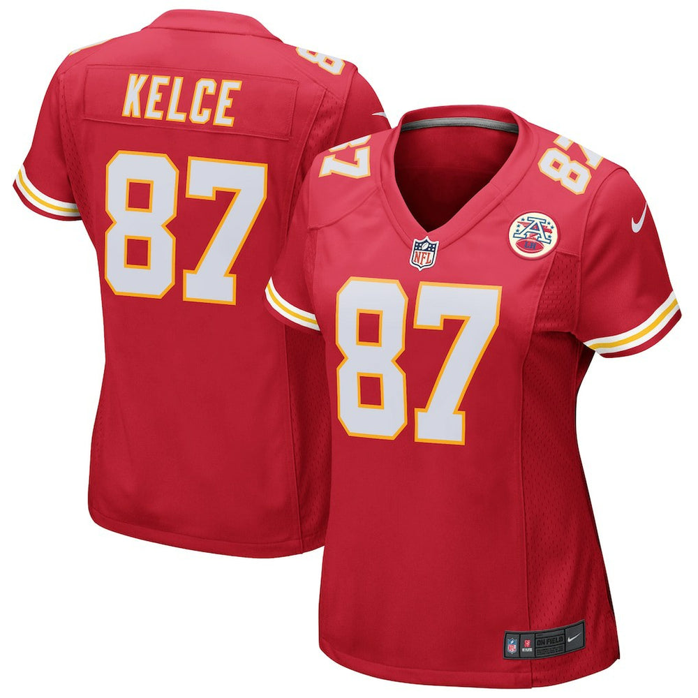 Nike Travis Kelce Kansas City Chiefs Women's Game Jersey Red