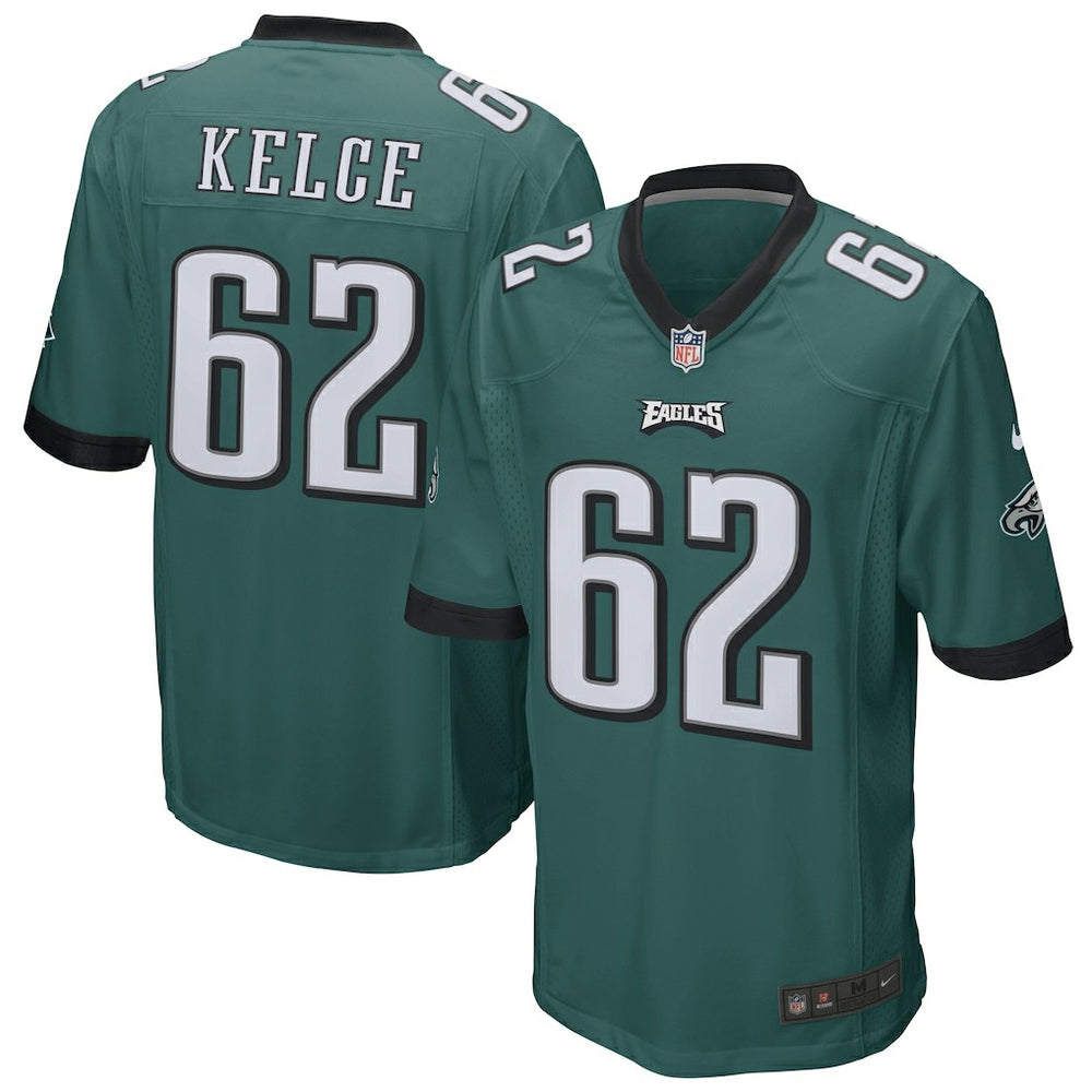 Nike Jason Kelce Philadelphia Eagles Game Jersey Midnight Green