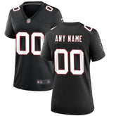 Nike Atlanta Falcons Women's Throwback Custom Game Jersey Black