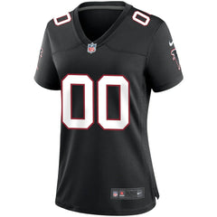 Nike Atlanta Falcons Women's Throwback Custom Game Jersey Black