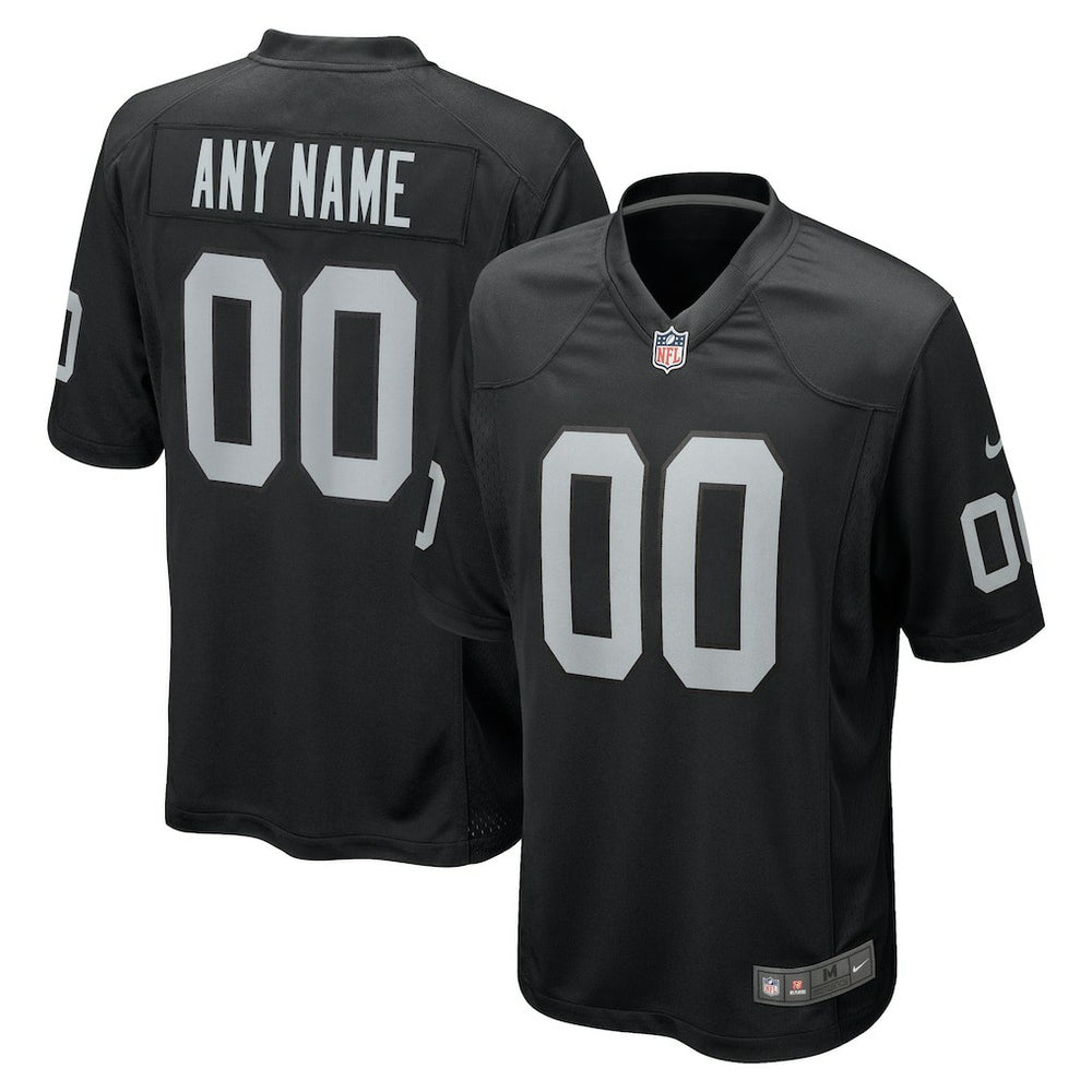 Nike Las Vegas Raiders Youth Custom Game Jersey Black