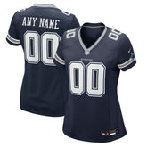 Nike Dallas Cowboys Women's Custom Game Jersey Navy