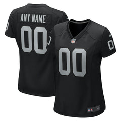 Nike Las Vegas Raiders Women's Custom Game Jersey Black