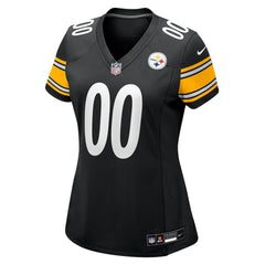 Nike Pittsburgh Steelers Women's Custom Game Jersey Black