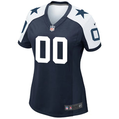 Nike Dallas Cowboys Women's Alternate Custom Game Jersey Navy