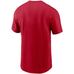 Nike New England Patriots Team Wordmark T-Shirt Red
