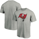 Tampa Bay Buccaneers Primary Logo T-Shirt Heather Gray