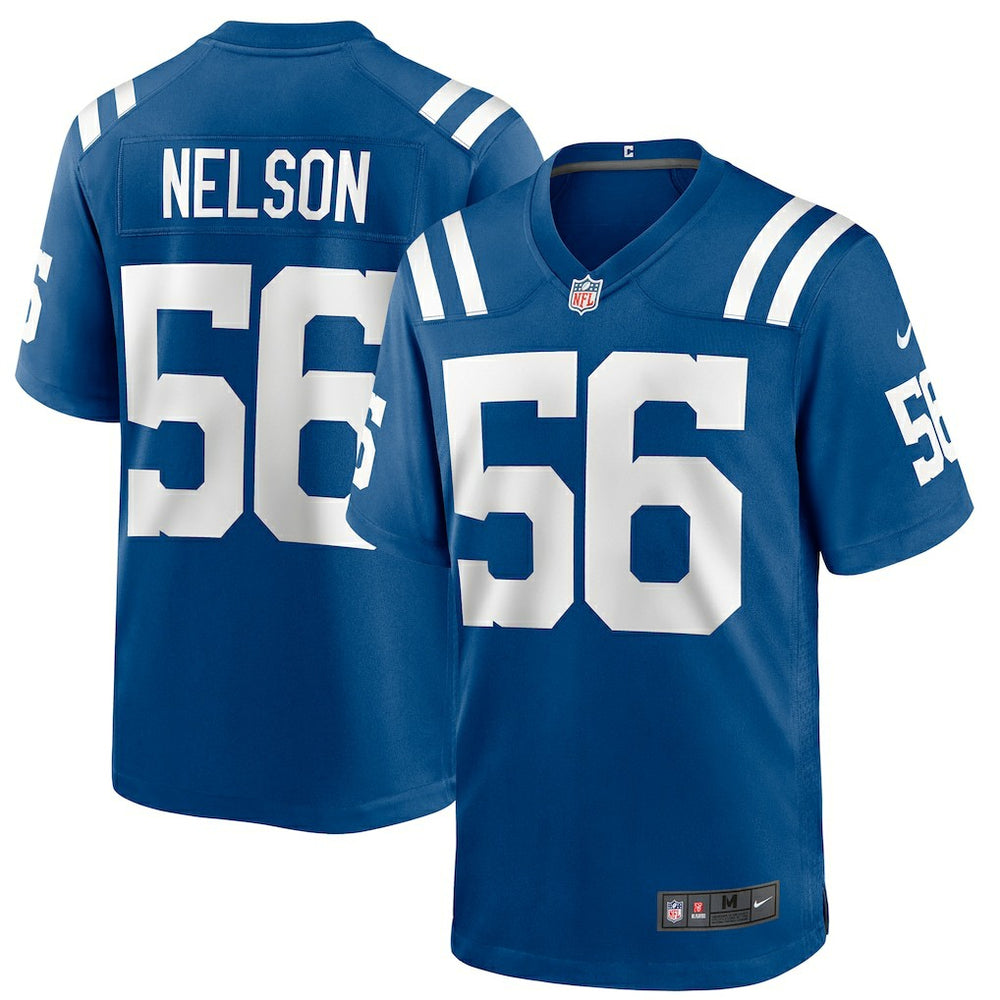 Nike Quenton Nelson Indianapolis Colts Game Player Jersey Royal