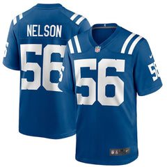 Nike Quenton Nelson Indianapolis Colts Game Player Jersey Royal